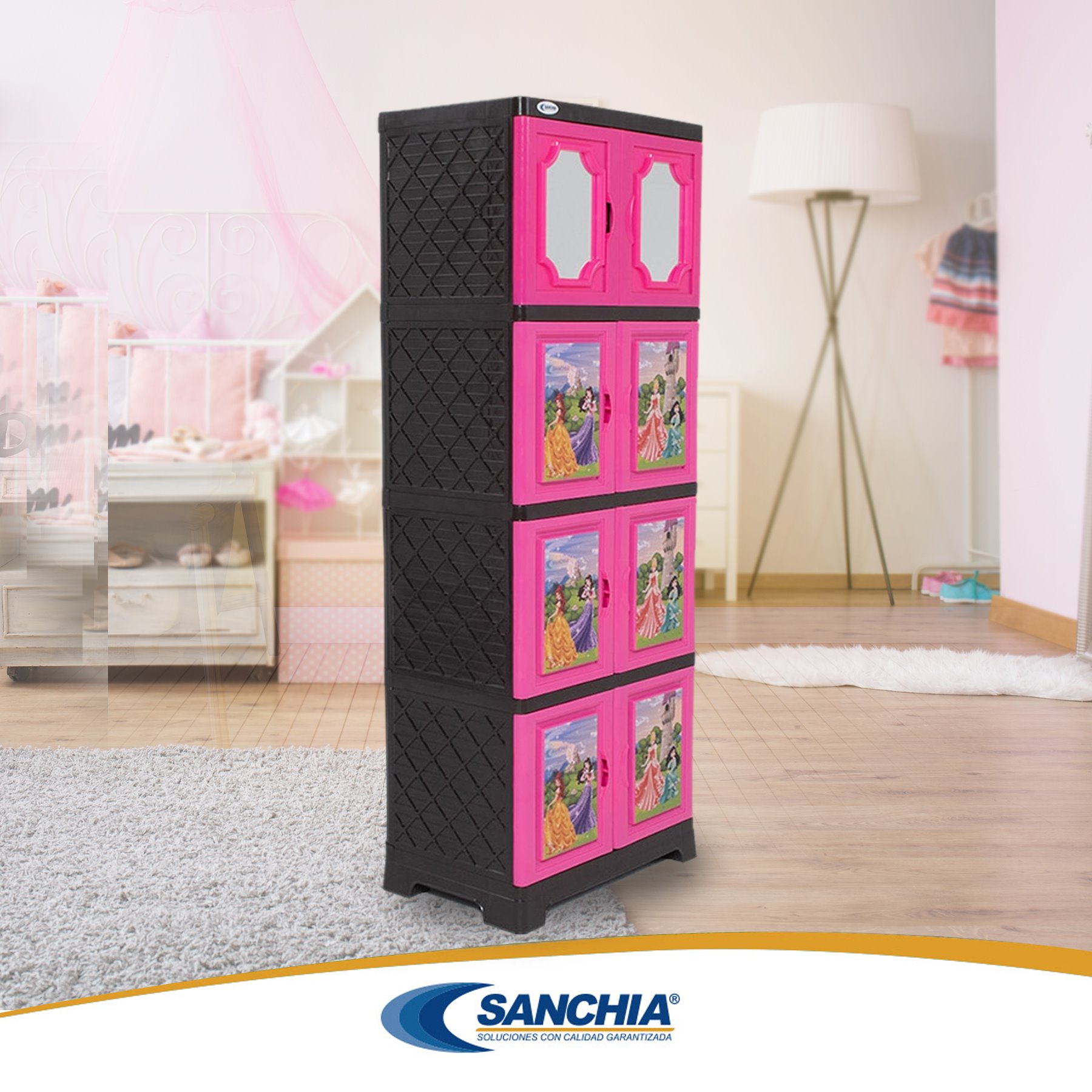 Explora la variedad de tamaños de armarios de plástico en República Dominicana